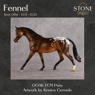 Fennel OOAK FCM Pony by Kristen Cermele Best Offer 10.13.2026