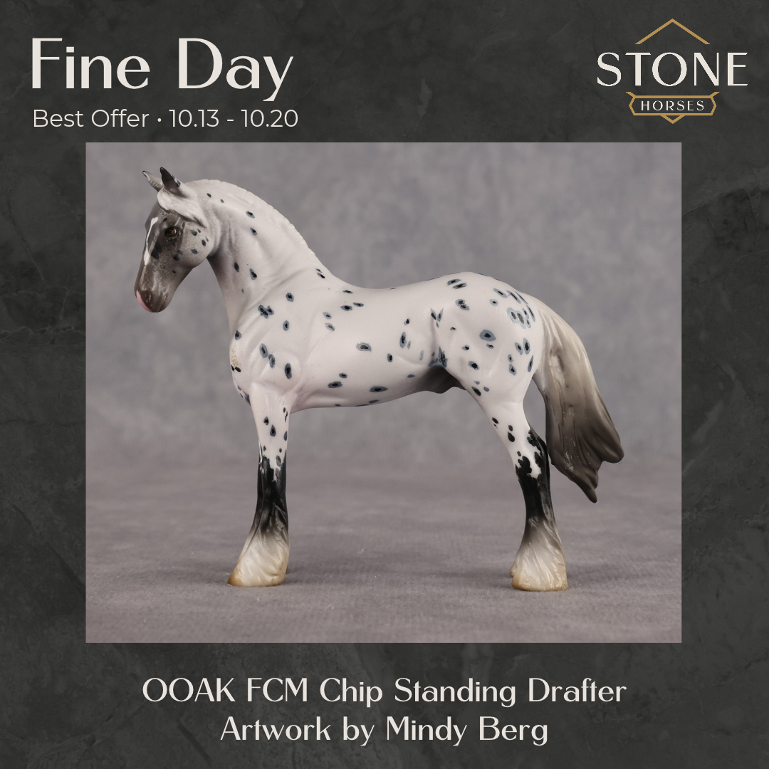 Fine Day OOAK FCM Chip Standing Drafter by Mindy Berg Best Offer 10.13.2026