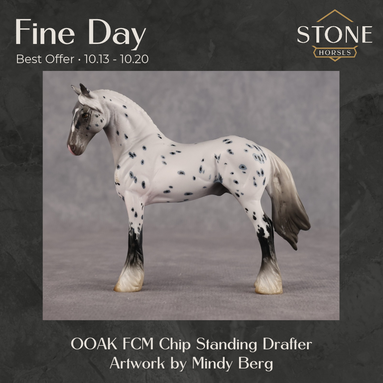 Fine Day OOAK FCM Chip Standing Drafter by Mindy Berg Best Offer 10.13.2026