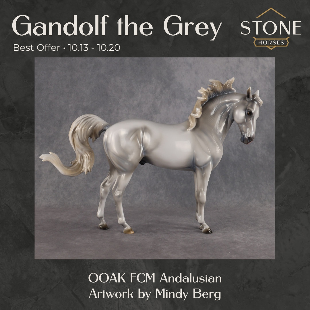 Gandolf The Grey OOAK FCM Andalusian by Mindy Berg Best Offer 10.13.2026