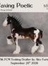 Waxing Poetic OOAK FCM Trotting Drafter by Alex Fortman DDOOAKs26