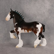 Waxing Poetic OOAK FCM Trotting Drafter by Alex Fortman DDOOAKs26