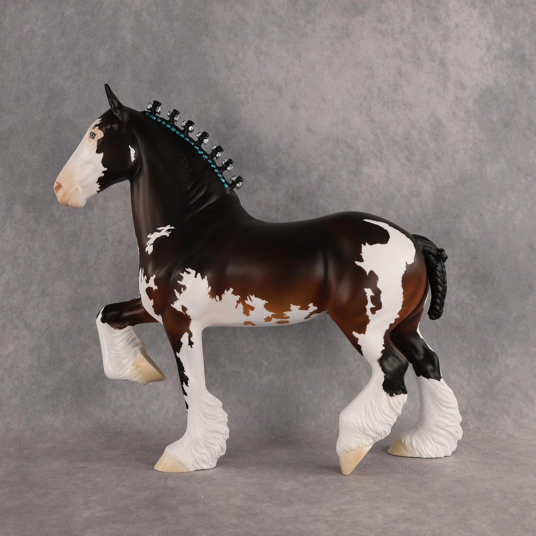 Waxing Poetic OOAK FCM Trotting Drafter by Alex Fortman DDOOAKs26