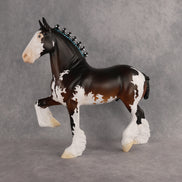 Waxing Poetic OOAK FCM Trotting Drafter by Alex Fortman DDOOAKs26