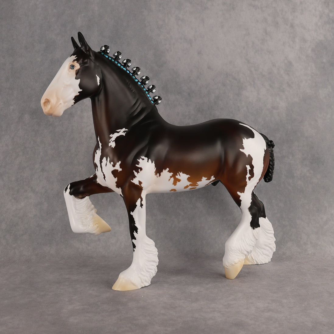 Waxing Poetic OOAK FCM Trotting Drafter by Alex Fortman DDOOAKs26
