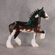 Waxing Poetic OOAK FCM Trotting Drafter by Alex Fortman DDOOAKs26