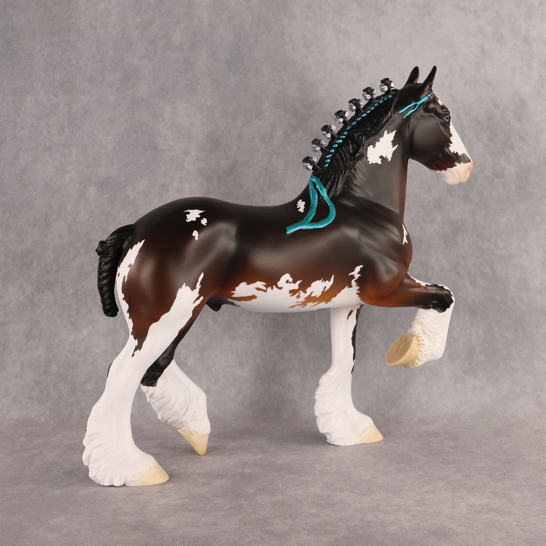 Waxing Poetic OOAK FCM Trotting Drafter by Alex Fortman DDOOAKs26