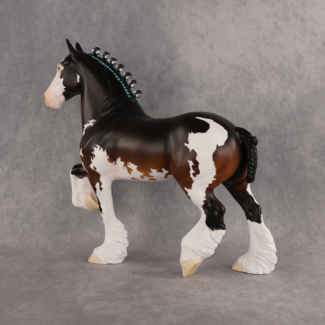 Waxing Poetic OOAK FCM Trotting Drafter by Alex Fortman DDOOAKs26