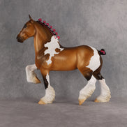 What Party? OOAK Trotting Drafter by Erin Corbett EQ26