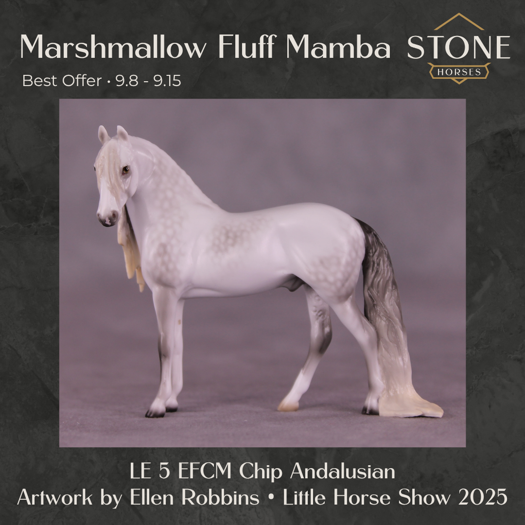 SAMPLE Marshmallow Fluff Mamba LE-5 EFCM Chip Andalusian by Ellen Robbins SS0826