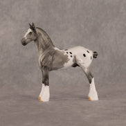 Wild Spots OOAK Chip Standing Drafter by Dawn Quick LHS26