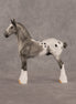 Wild Spots OOAK Chip Standing Drafter by Dawn Quick LHS26