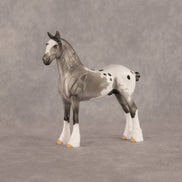 Wild Spots OOAK Chip Standing Drafter by Dawn Quick LHS26