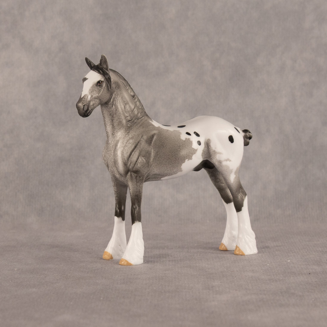 Wild Spots OOAK Chip Standing Drafter by Dawn Quick LHS26