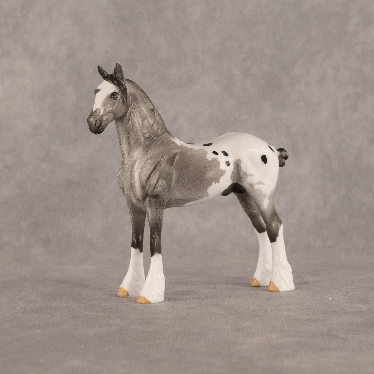 Wild Spots OOAK Chip Standing Drafter by Dawn Quick LHS26