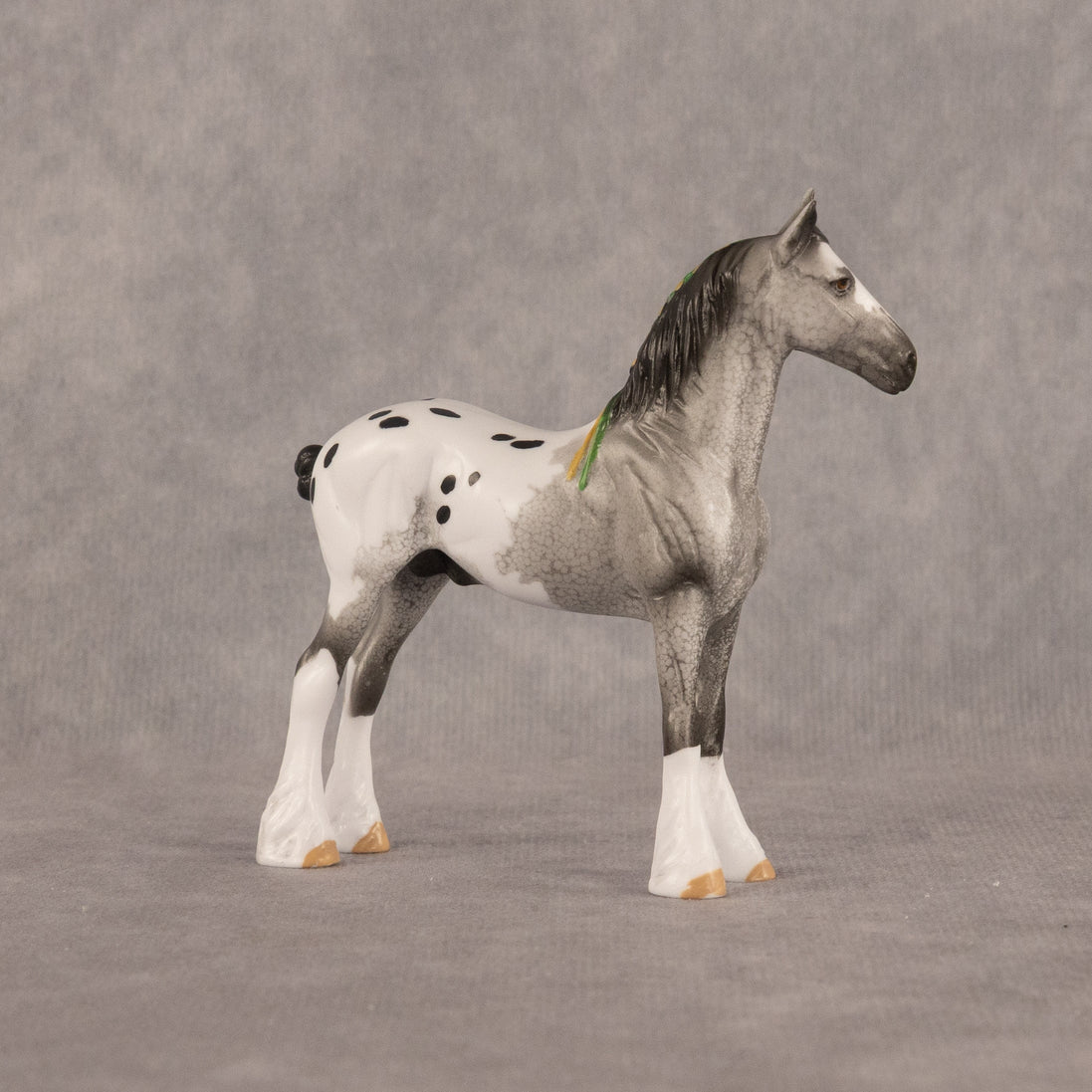 Wild Spots OOAK Chip Standing Drafter by Dawn Quick LHS26