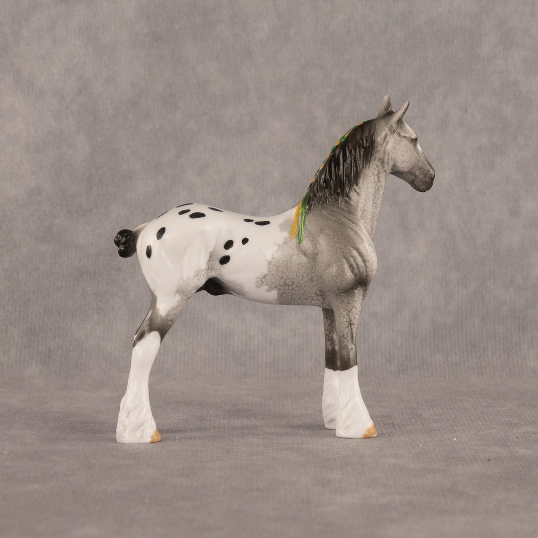 Wild Spots OOAK Chip Standing Drafter by Dawn Quick LHS26