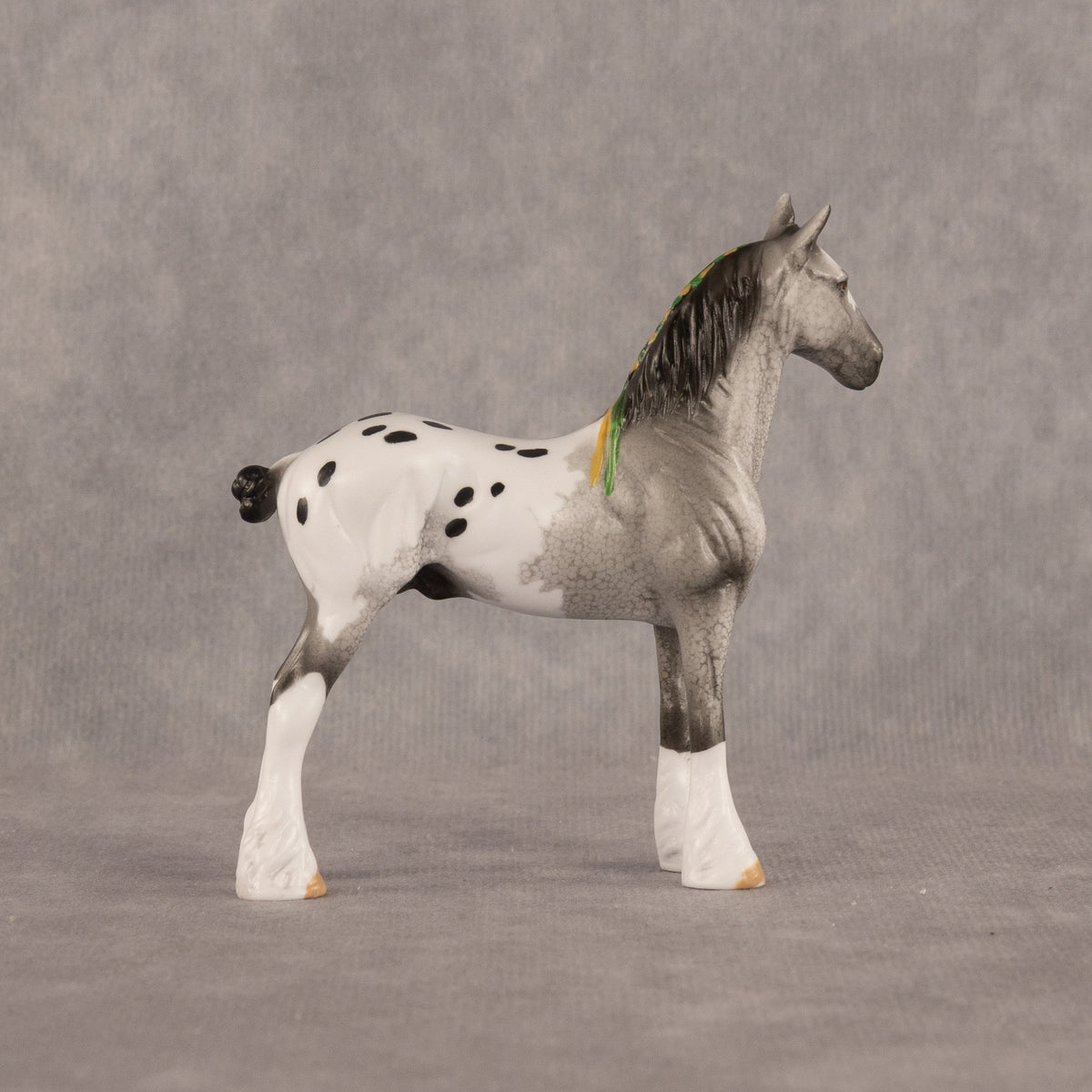 Wild Spots OOAK Chip Standing Drafter by Dawn Quick LHS26