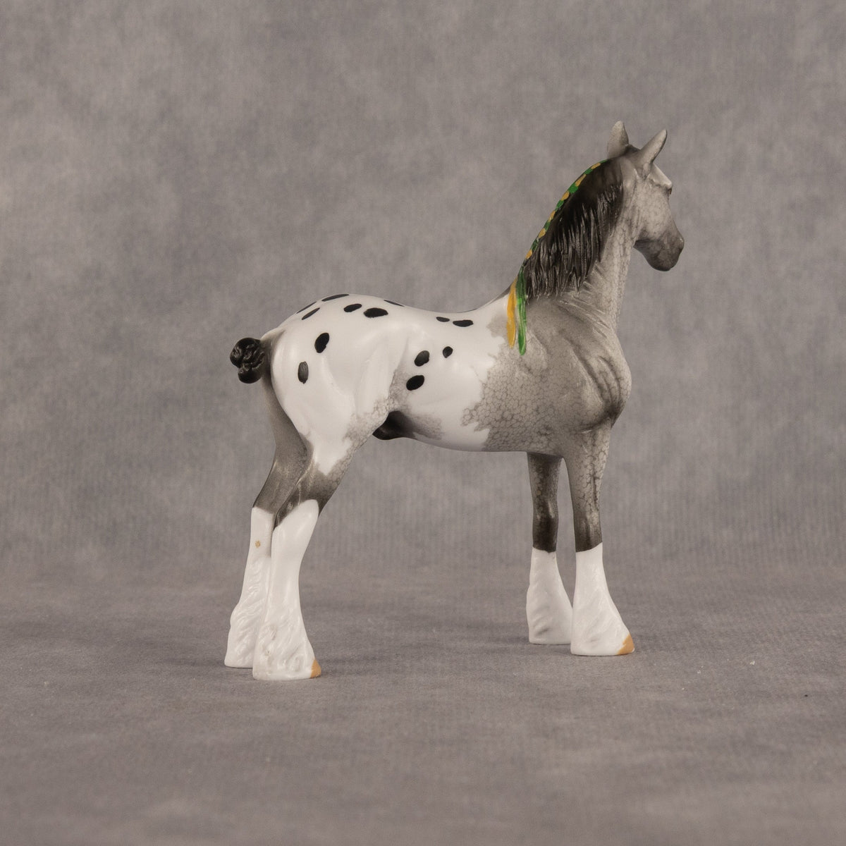 Wild Spots OOAK Chip Standing Drafter by Dawn Quick LHS26