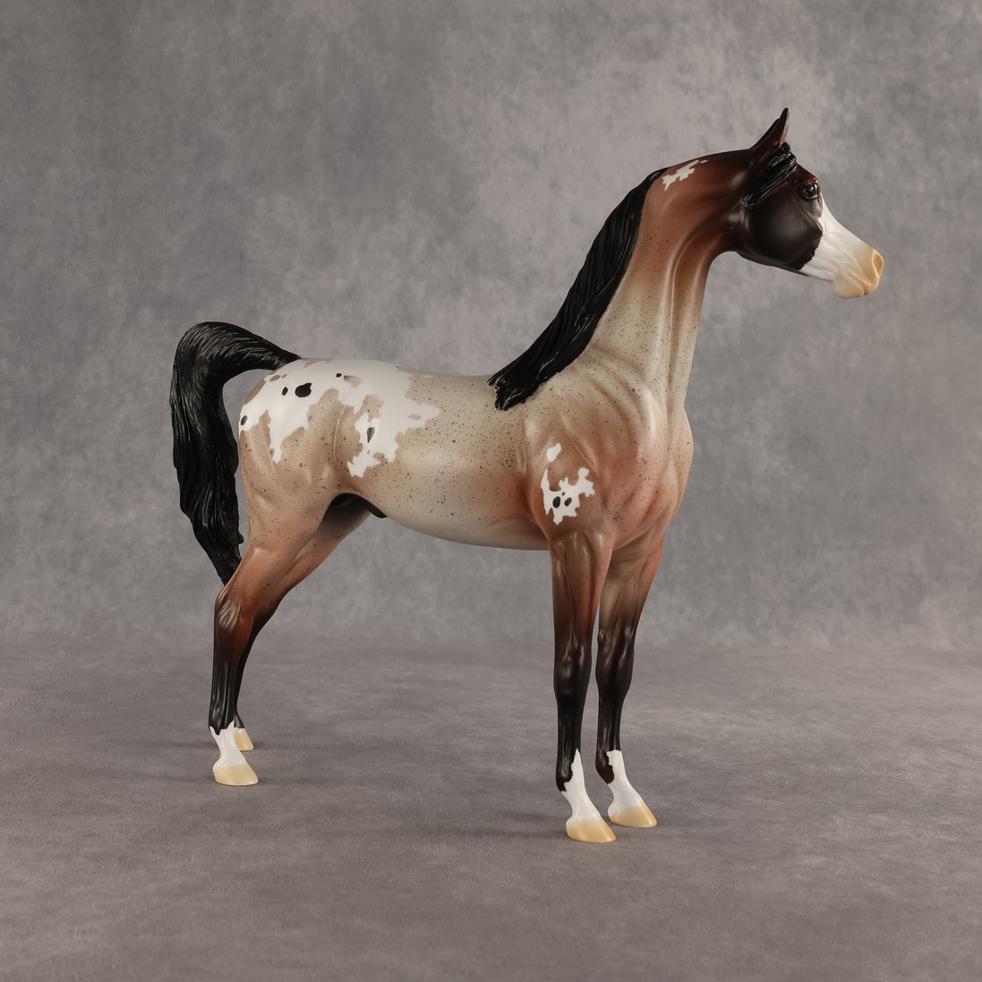 Wine Red Malt OOAK Arabian Stallion by Alexis Fortman DDOOAKs26