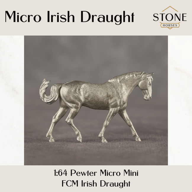 NEW 2026 Micro Pewter Irish Draught 1:64 Scale