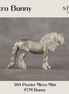 NEW 2026 Micro Pewter Bunny 1:64 Scale