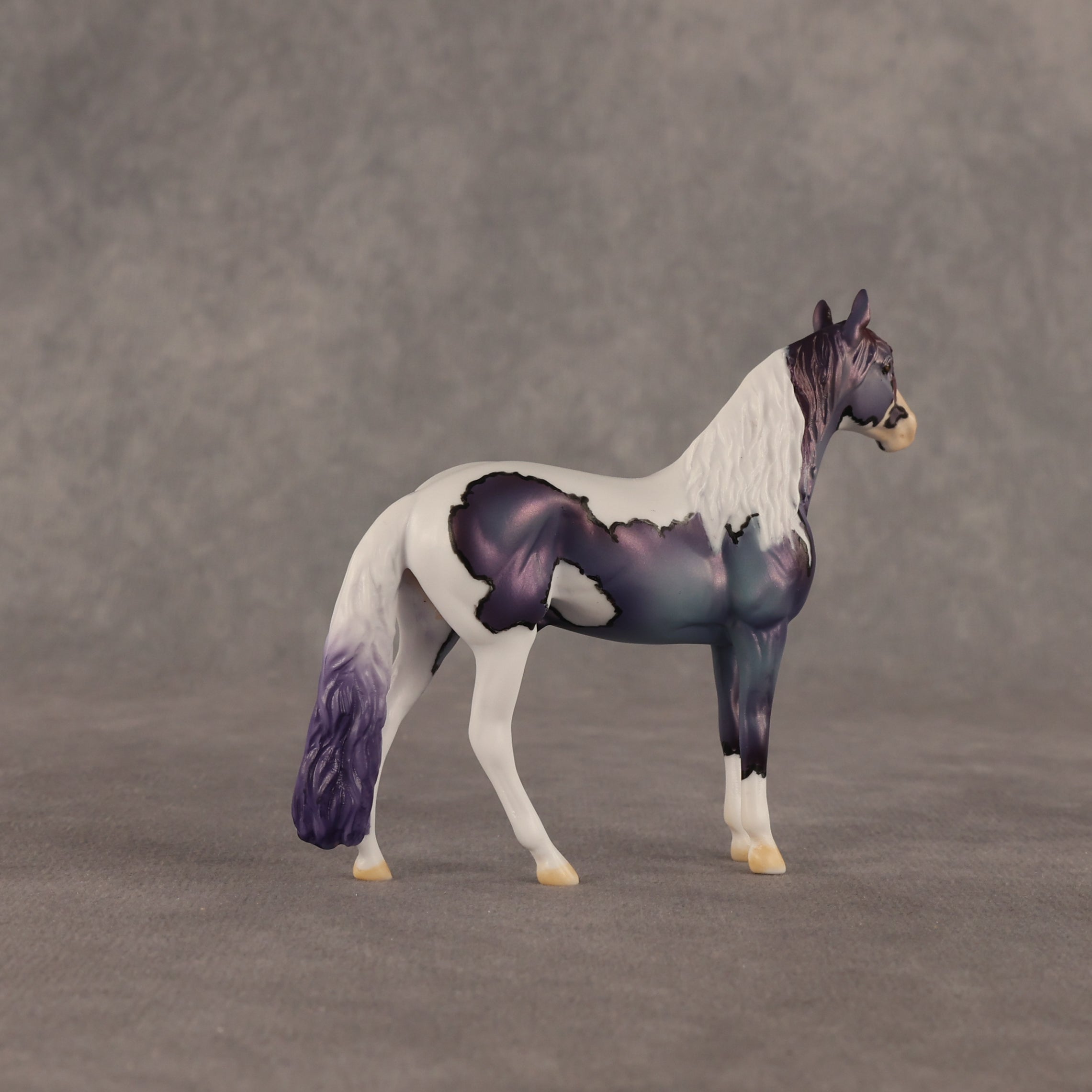 Yankee Doodle Flockie OOAK Chip Andalusian by Dawn Quick EQ26
