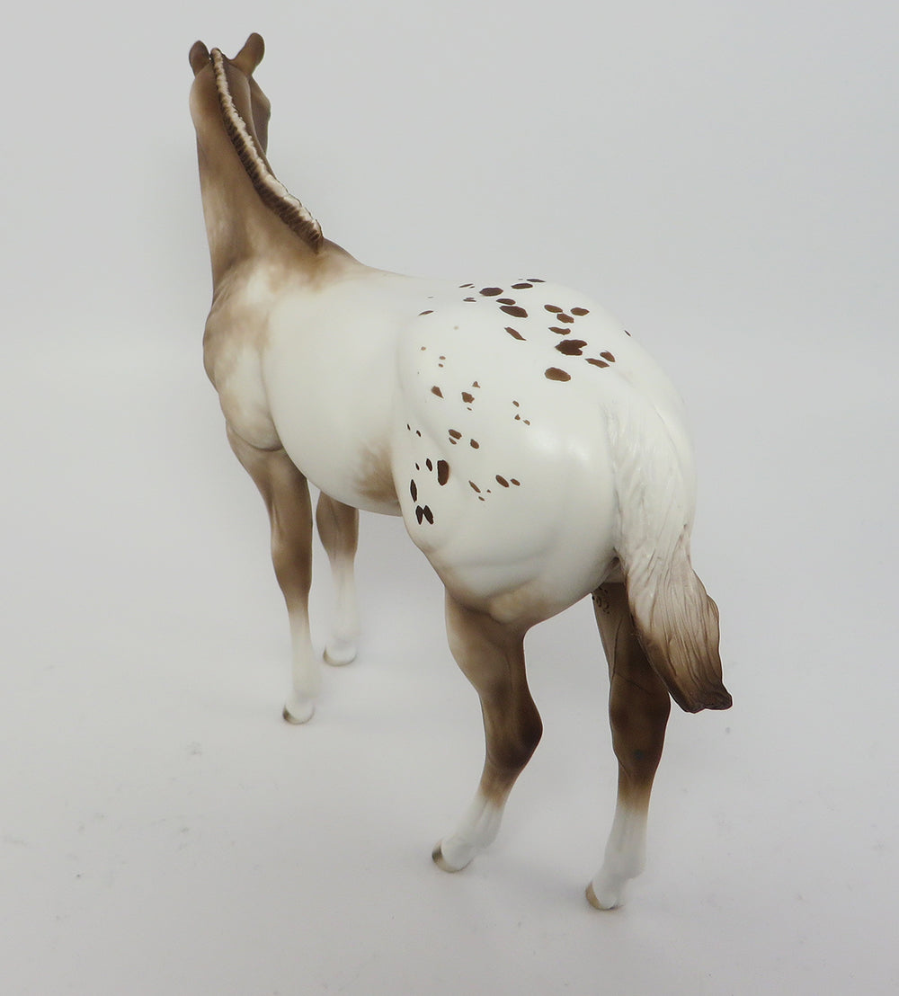 SKETCHER&#39;S-OOAK CHESTNUT APPALOOSA WEANLING BY SHERYL LEISURE 4/3