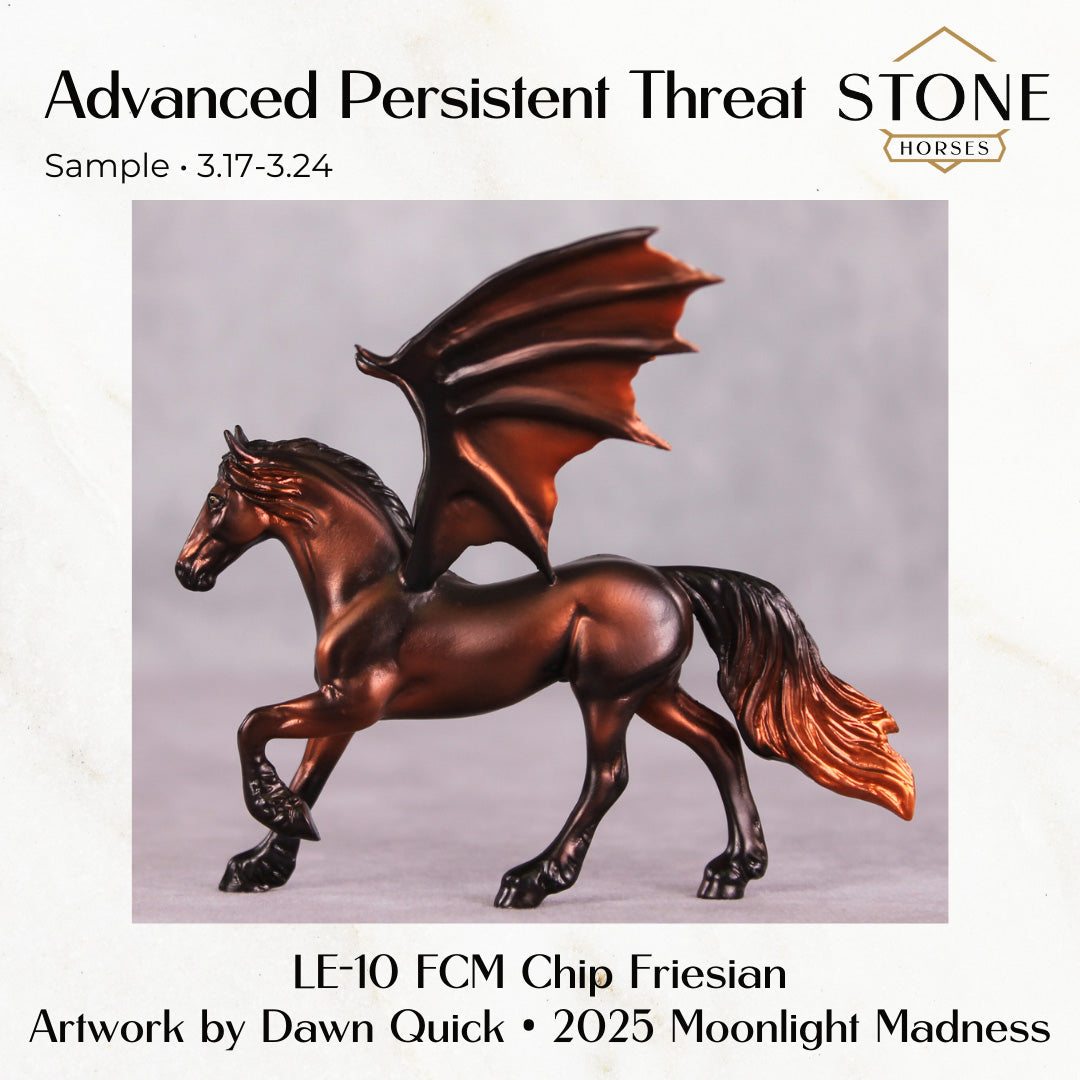 SAMPLE Advanced Persistent Threat LE-10 FCM Chip Friesian by Dawn Quick SS0326
