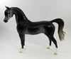 AIKMAN-OOAK STAR DAPPLE BLACK ARABIAN MODEL HORSE 2/5