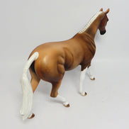 AL CAPONY-OOAK DAPPLED PALOMINO PONY MODEL HORSE 5/2/17