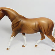 AL CAPONY-OOAK DAPPLED PALOMINO PONY MODEL HORSE 5/2/17