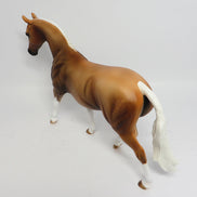 AL CAPONY-OOAK DAPPLED PALOMINO PONY MODEL HORSE 5/2/17