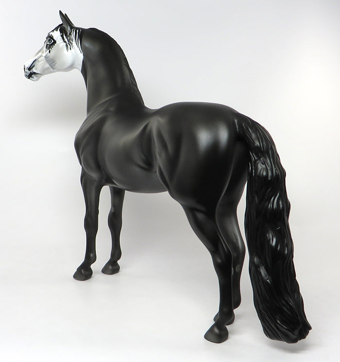 ALICE-OOAK SUGAR SKULL DECORATOR MORGAN MODEL HORSE BY DAWN QUICK  9/9