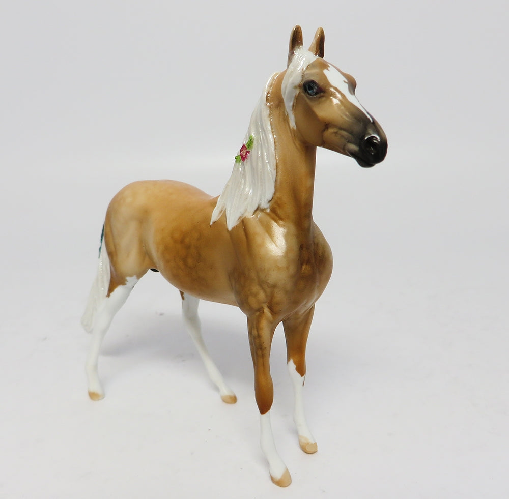 AMERICA-OOAK DAPPLE PALOMINO ANDALUSIAN CHIP EQ 2017