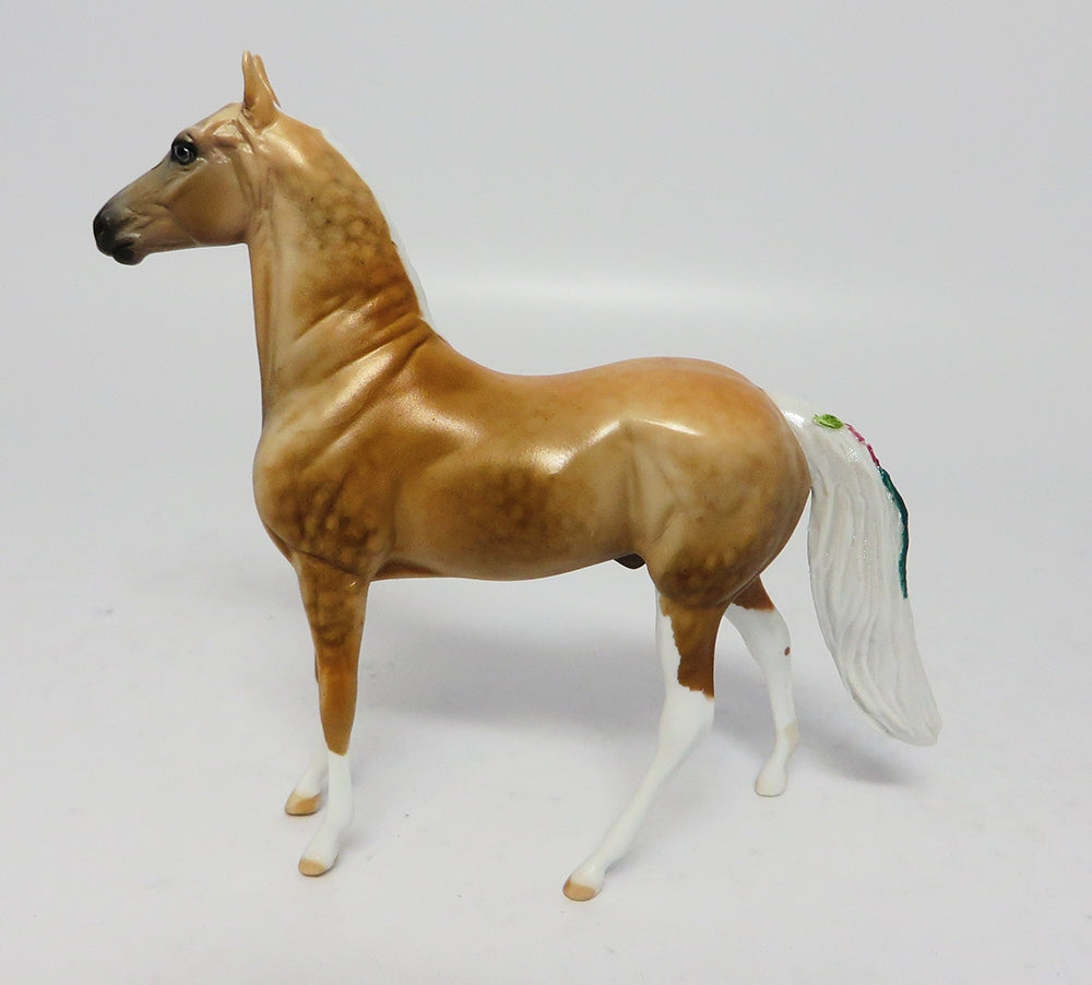 AMERICA-OOAK DAPPLE PALOMINO ANDALUSIAN CHIP EQ 2017