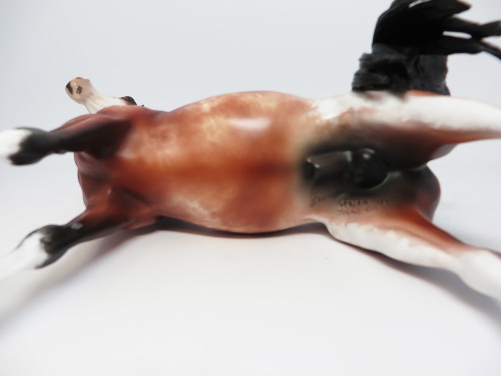 AMERICAN ICON~OOAK BAY SABINO ARABIAN MODEL HORSE BY SHERYL LEISURE EQ 2017