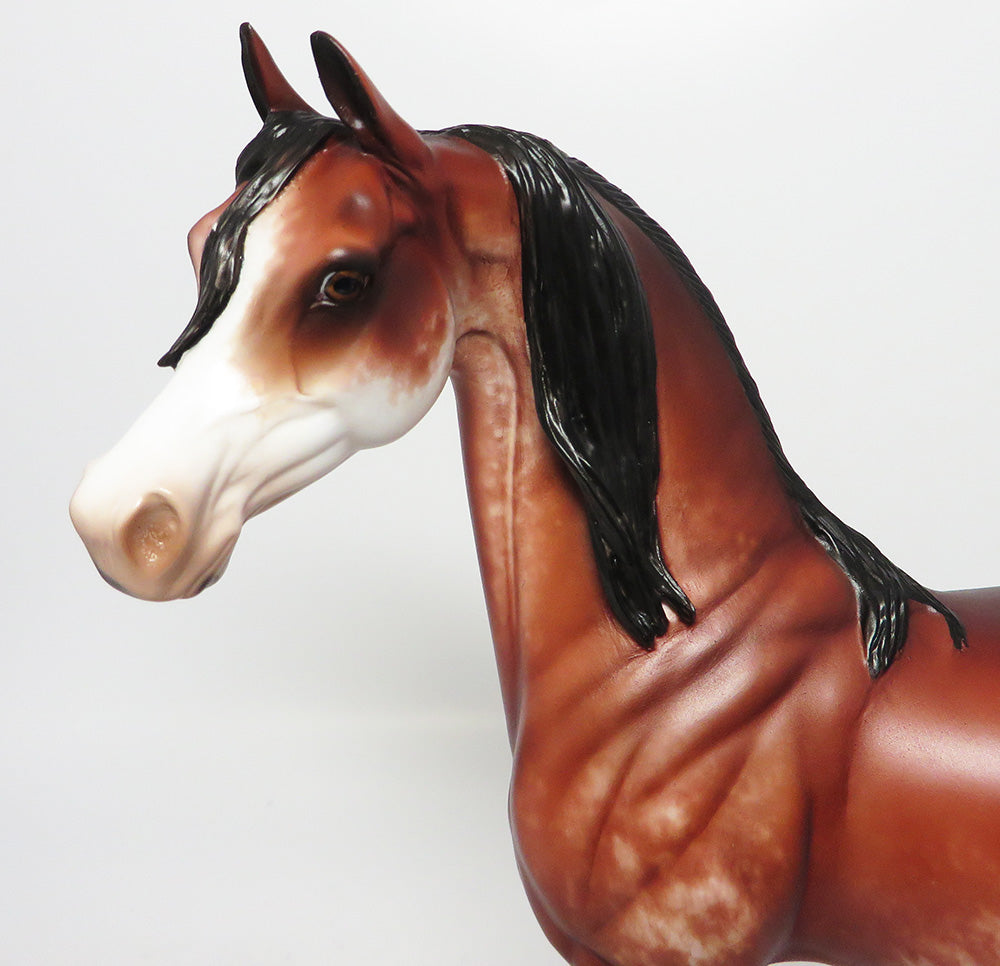 AMERICAN ICON~OOAK BAY SABINO ARABIAN MODEL HORSE BY SHERYL LEISURE EQ 2017