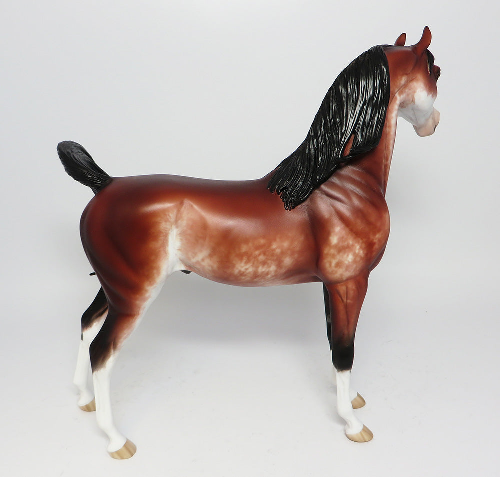 AMERICAN ICON~OOAK BAY SABINO ARABIAN MODEL HORSE BY SHERYL LEISURE EQ 2017