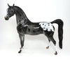 ANGEL WINGS - OOAK APPALOOSA ARABIAN MODEL  HORSE - 3/16