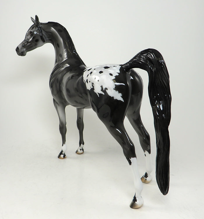 ANGEL WINGS - OOAK APPALOOSA ARABIAN MODEL  HORSE - 3/16