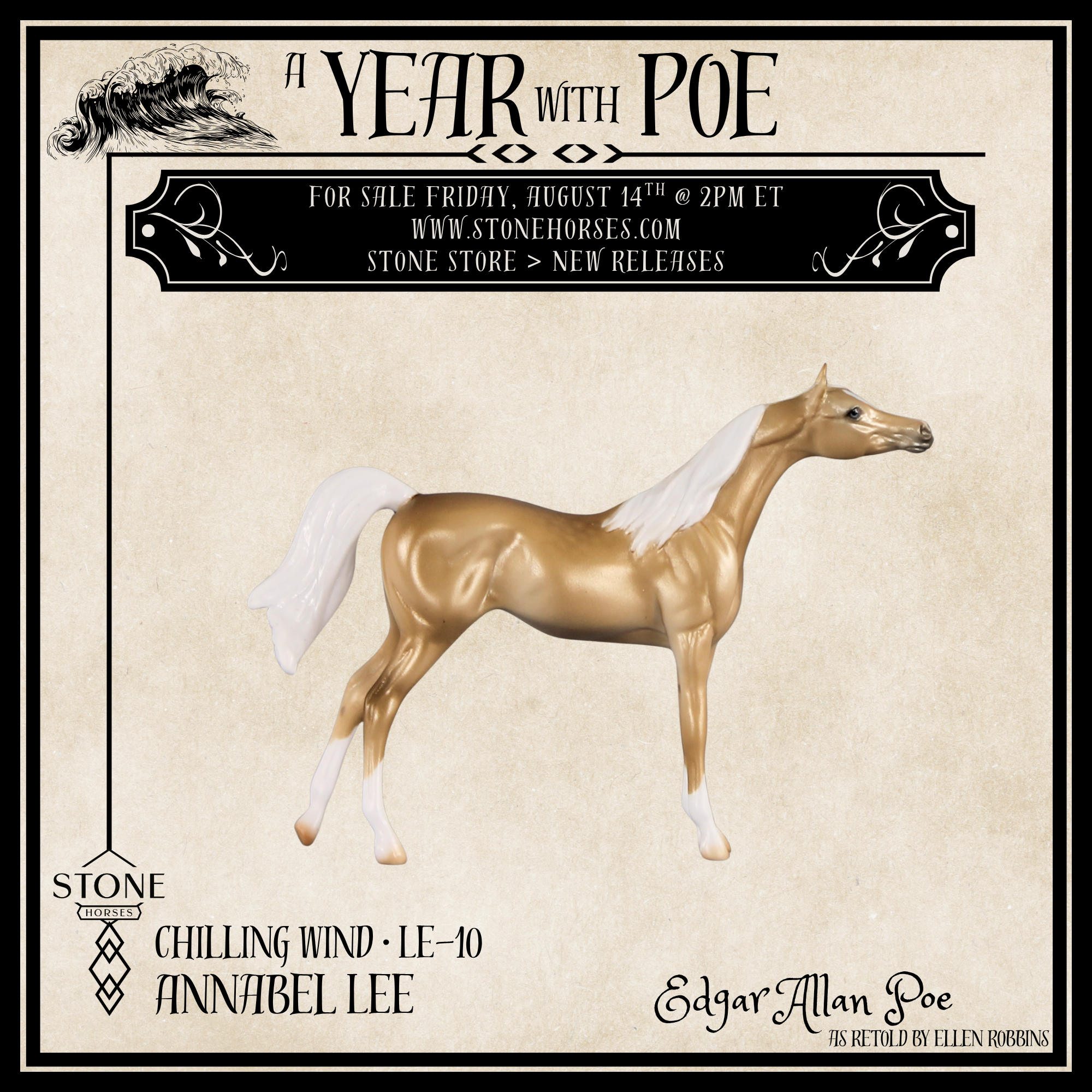 Chilling Wind LE-10 FCM Chip Arabian by Ellen Robbins YP26