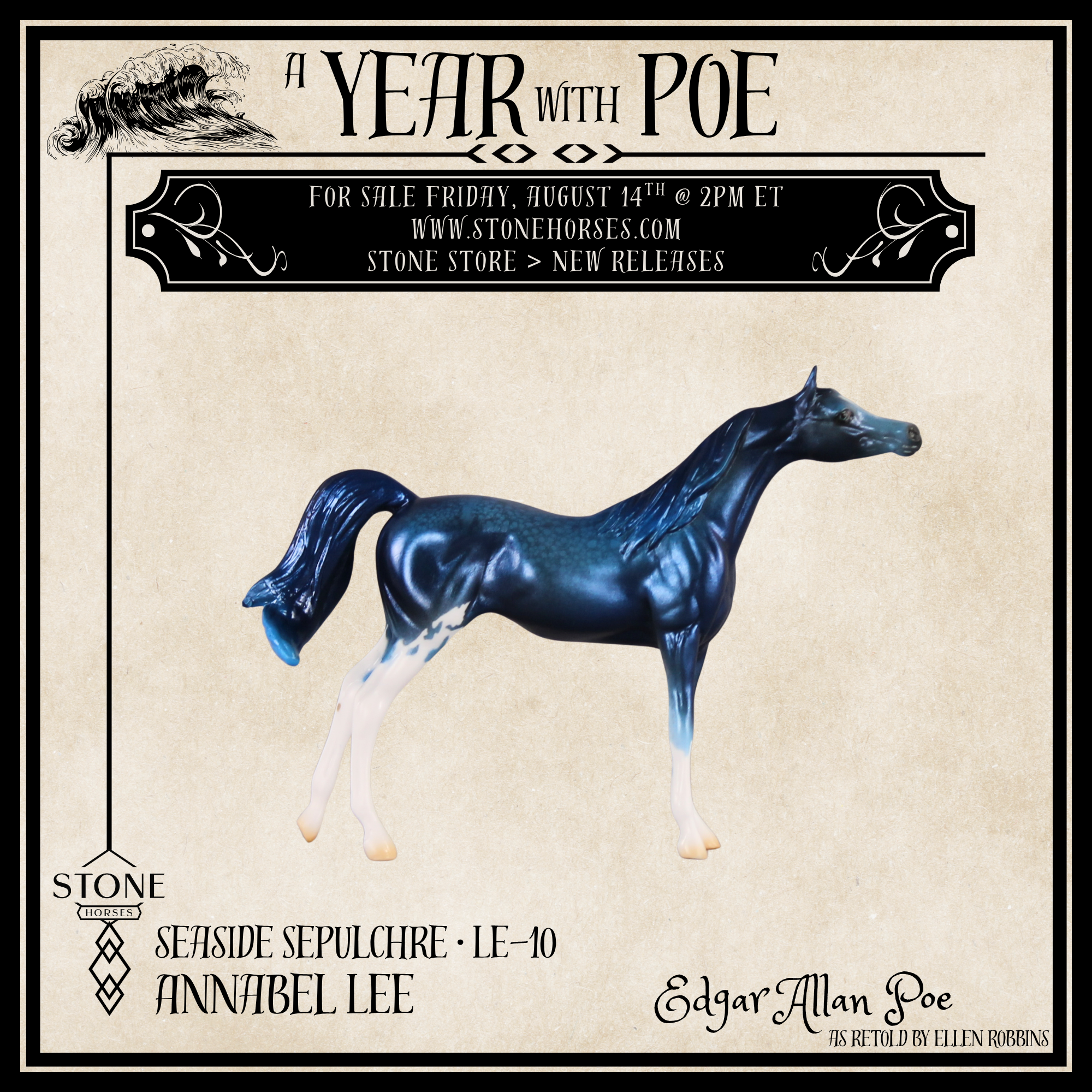 Seaside Sepulchre LE-10 FCM Chip Arabian by Ellen Robbins YP26