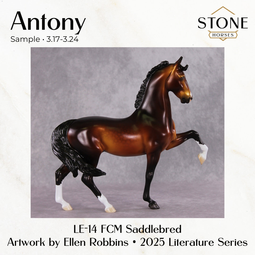 SAMPLE Antony LE-14 FCM Saddlebred by Ellen Robbins SS0326