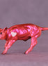 Aperol Spritz OOAK Chip Cow by Erin Corbett VV26