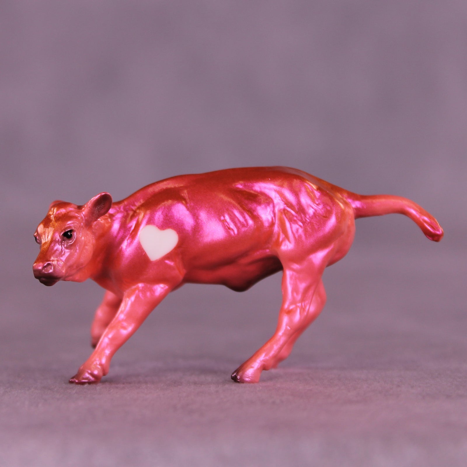 Aperol Spritz OOAK Chip Cow by Erin Corbett VV26