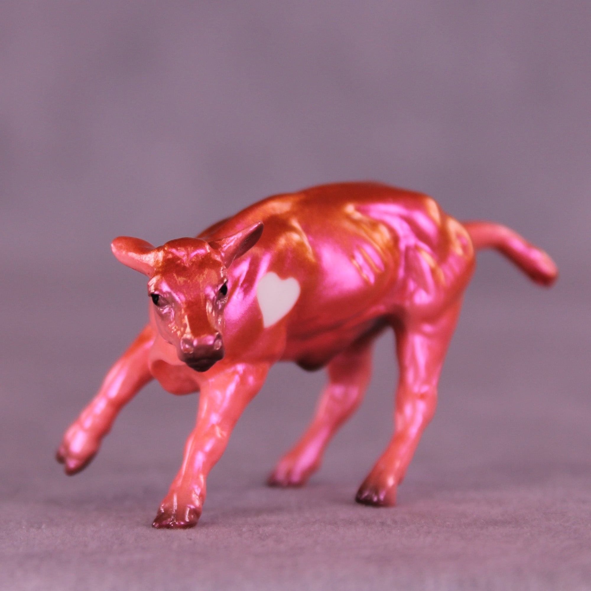 Aperol Spritz OOAK Chip Cow by Erin Corbett VV26