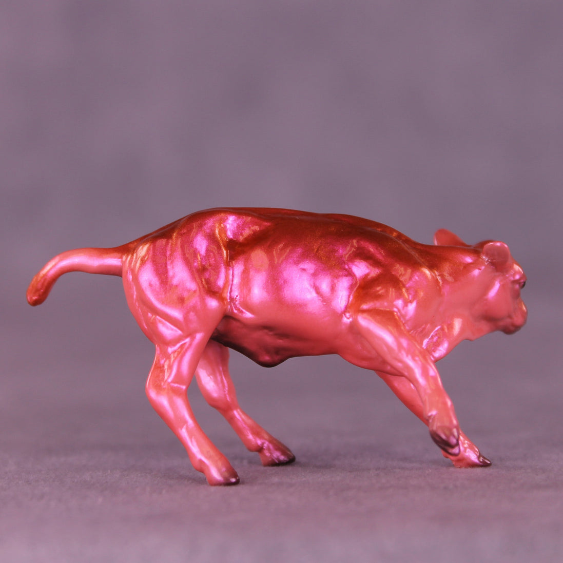 Aperol Spritz OOAK Chip Cow by Erin Corbett VV26