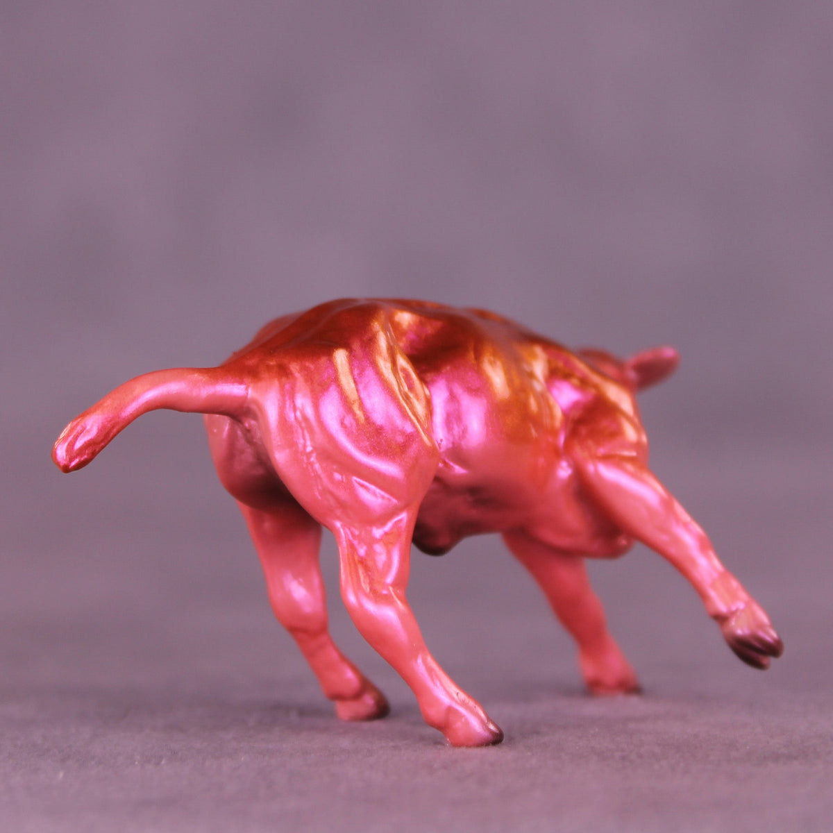 Aperol Spritz OOAK Chip Cow by Erin Corbett VV26