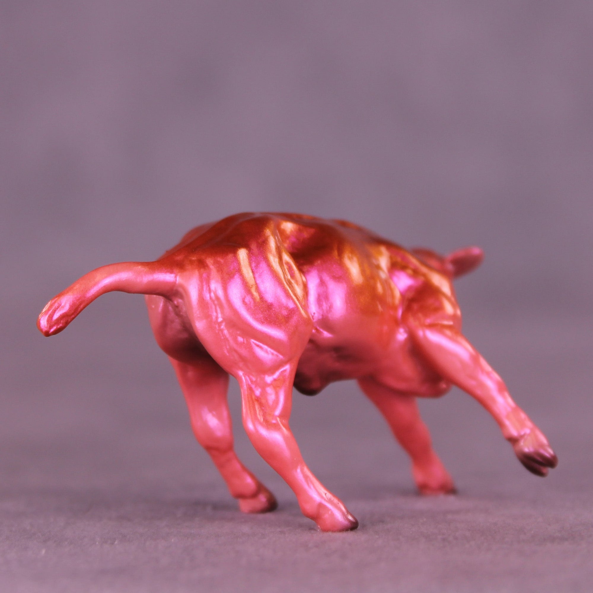 Aperol Spritz OOAK Chip Cow by Erin Corbett VV26